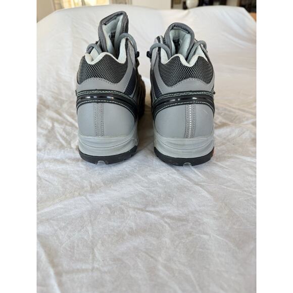 Hi-Tec Bandera Mid Waterproof Hiking Ankle Boots Gray Teal Black Womens 9.5M EUC - Picture 5 of 10